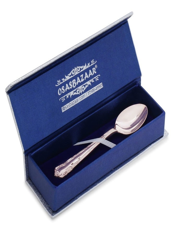 Osasbazaar Sterling Silver Spoon, Silver Tea Spoon Premium for Home and Kitchen - 90%-92.5% Pure BIS Hallmarked - Image 3